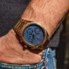 Tonda PF Chronograph - Men's Watch - 42mm - Blue Dial in Rose Gold - Image 6