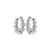 1.00 Carat Diamond Bubble Hoop Earrings in White Gold - Image 2