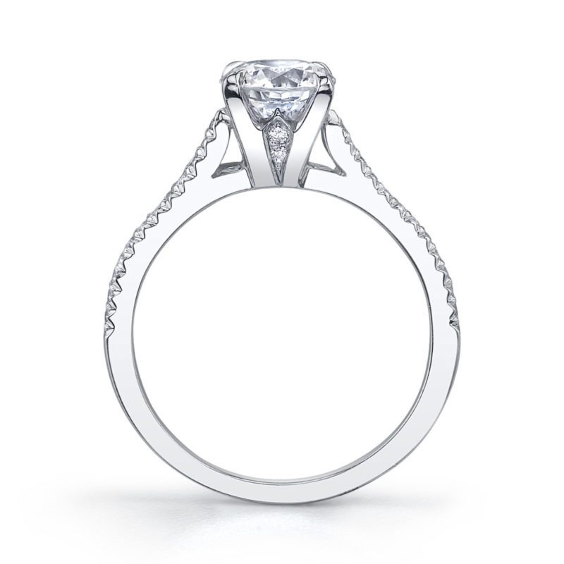 Michael B. Royal Paris Pavé Diamond Engagement Ring