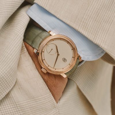 Toric Petite Seconde in Rose Gold - Sand Gold Dial - Manual