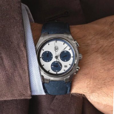 Tonda PF Sport Chronograph Stainless Steel – Milano Blue – 42mm