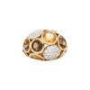 Parapluie Smoky Quartz and Citrine Bezel Set Ring in Yellow Gold - Image 2