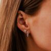 Ava Bea X 0.22 carat Diamond Stud Earrings in White Gold - Image 3