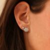 Ava Bea X 0.22 carat Diamond Stud Earrings in White Gold - Image 5