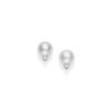 White South Sea Cultured A+ Pearl and Diamond Stud Earrings in White Gold â 10mm - Image 3