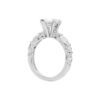 2.18 carat Marquise cut with Oval and Marquise Side stones Engagement Ring in Platinum - Image 4