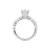 2.18 carat Marquise cut with Oval and Marquise Side stones Engagement Ring in Platinum - Image 3