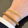 Solid Miami Cuban Link Bracelet in Yellow Gold - Image 6