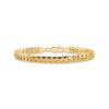 Solid Miami Cuban Link Bracelet in Yellow Gold - Image 2