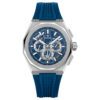 Defy Skyline Chronograph Skeleton 42mm Blue Dial in Stainless Steel - Image 3