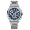 Defy Skyline Chronograph Skeleton 42mm Blue Dial in Stainless Steel - Image 2